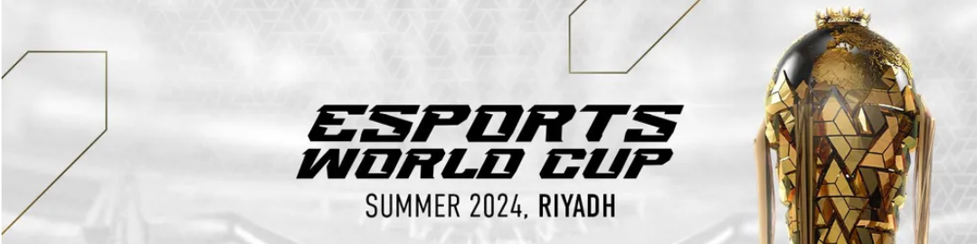 Баннер турнира Esports World Cup 2024
