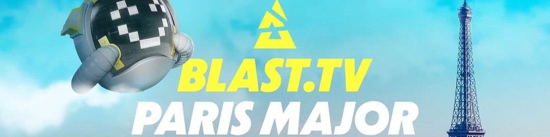 Баннер турнира BLAST.tv Paris Major 2023