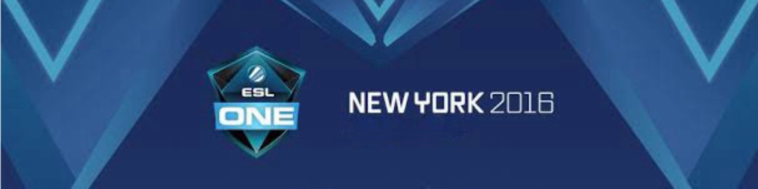 Баннер турнира ESL One: New York 2016