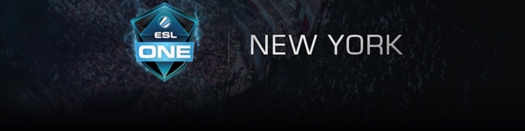 Баннер турнира ESL One: New York 2018